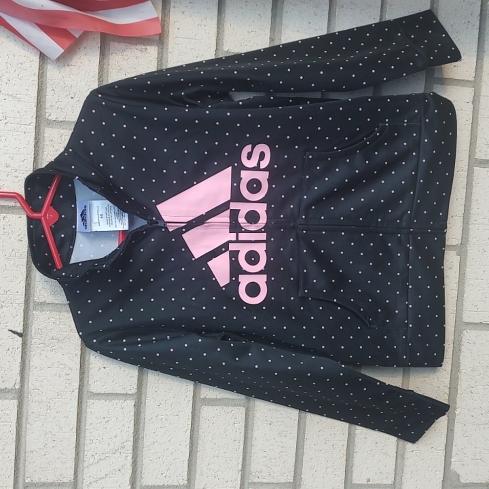 Adidas Hoodie/Pink Dots - Picture 4 of 11